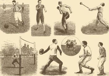 Vintage Sports - vector #392419 gratis